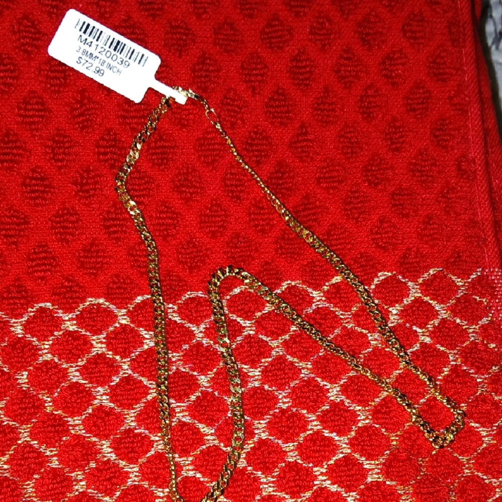 Gold Plated Cuban Chain Necklace